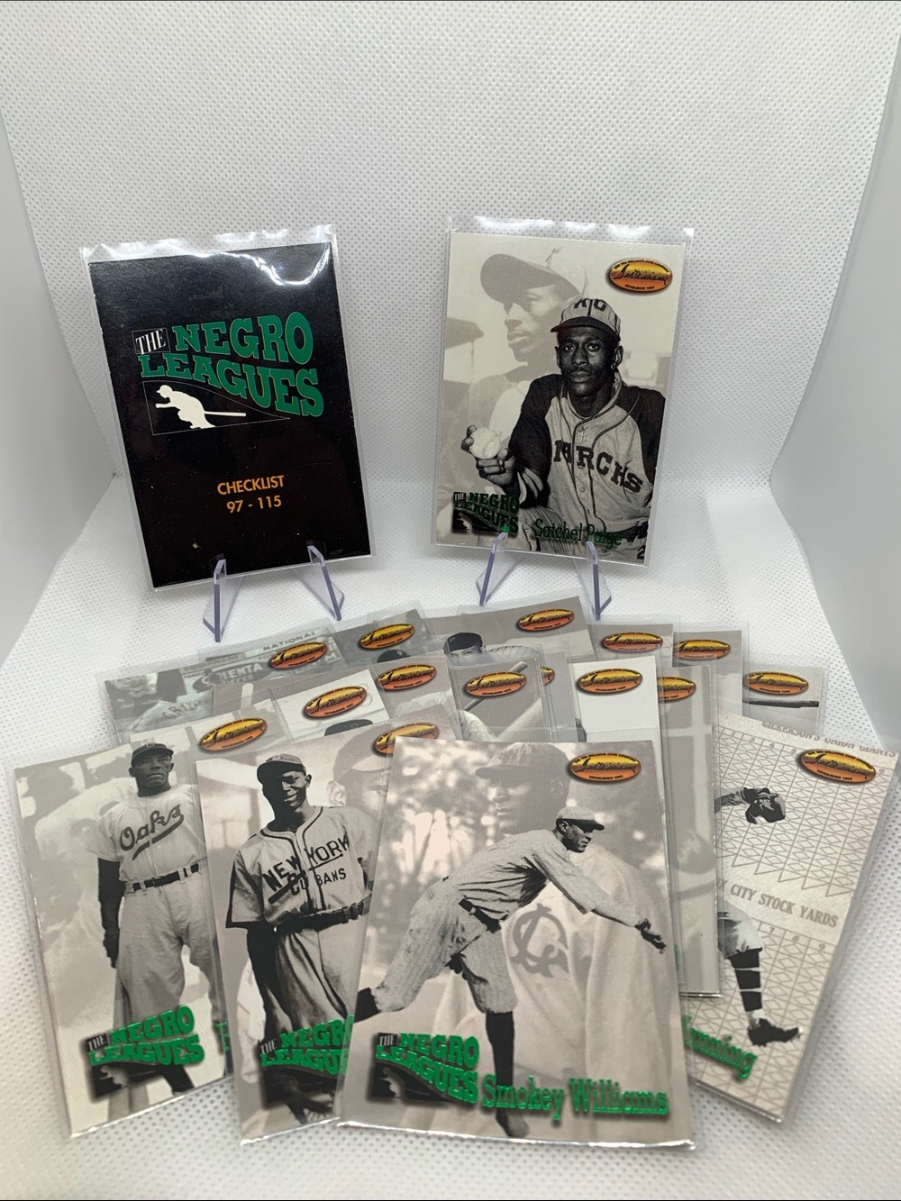 Ted Williams Complete 18 Card Set Rare Vintage Smokey Williams Buck Leonard Nice